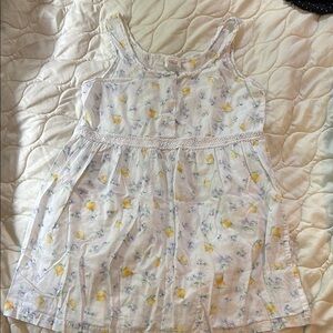 Talbots Intimates Floral Nightgown with Lace Trim